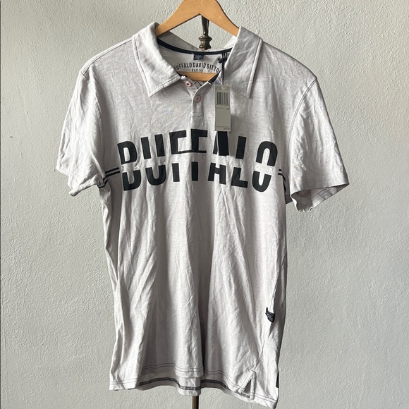 NWT Buffalo David Bitton Polo Size Medium - Picture 1 of 4